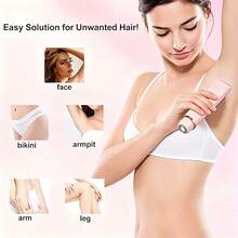 Waterproof Women Multifunctional Hair Trimmer USB Rechargeable Bikini Shaver Kit - Pink - View 2