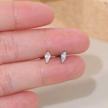 SWANJO 1pc Titanium Zirconia Stud Earrings Ear Tragus Helix Daith Piercing Body Jewelry - TC140 - View 6