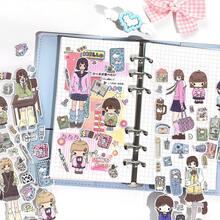 6 Sheets/Bag Stickers, Tiny Daily Series, Japanese & Korean Style Character Stickers, Scrapbook Supplies, Notebook Accessories, For Decorating Cards, Photo Frames, Computers, Phone Cases, Water Bottles, Magazines, Stationery Boxes, Luggage, Desktop Decor - Sticker Pack - View 10