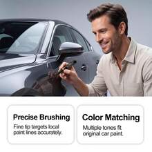 Black Car Scratch Repair Paint Pen, Car Scratch Removal Pen, Waterproof & Rust-Proof Car Paint Repair Tool, Suitable For Minor Scratches, Marks, Etc., For Car Body Surface Maintenance And Car Paint Care - Car Scratch Touch-up Paint Pen 10ml - View 6