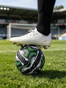 1pc Size 5 Standard Soccer Ball, Indoor/Outdoor Universal, Game/Training Use, Gift Inflatable PU Leather Multi-Color Team Sports Football (Football Shipped Deflated) - Multicolor - View 8