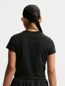 Nike 女款 AS W ACG DF 修身三角背心短袖 T 恤 針織無領短版 TII7284-010 - 黑色 - 查看 2