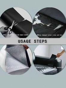 1pc Large Self-Adhesive Leather Repair Patch, Suitable For Sofa, Car Seat, Damaged Leather Furniture Vinyl Repair Tape - Multicolor - View 9
