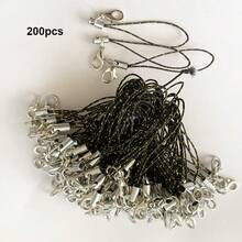 20pcs 65mm Colorful String Phone Lanyards With Lobster Clasp, Handmade Rope Keychain, Cartoon Polyester Keyring, Pendant For Phone, Keys, USB - 20 Lobster Clasp Ropes - View 11