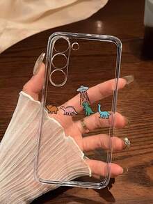 1件裝 行走恐龍太空船透明軟保護殼，相容於 Honor Galaxy A04e/12/A13/A14/A34/A50/A52/A53/A54/S21/S22/S23/S24/S25/S25Ultra/S25FE/S26/S26 PLUS/S26 ULTRA/S26 EDGE/6A/7A/8A/12T/13T/15T/15 TPRO [國際版，非本地版] - 無色 - 查看 2