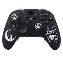 Moonlit Cats With A Loving Heart Controller Skin Compatible With Xbox E-Lite Series 2 Core Wireless Controller, RALAN 1 Controller Protector Case+2 Customised Thumb Grips Caps - View 12