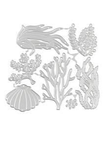 Scrapbook Die Cutting And Embossing Mold, Seaweed Metal Cutting Template Mold, For DIY Scrapbook Decoration Embossing Tool, Photo Album Cover Making Template, Handmade Greeting Card Background Decoration - One Size Fits All - View 4