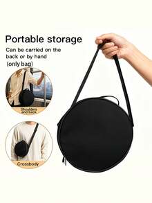 Multifunctional Folding Stool Backpack - Portable Stool Backpack, One Shoulder Outdoor Storage Bag, Handheld Storage Bag, Folding Stool Storage Bag, Suitable For Camping, Picnic, Travel, Gym, With Zipper Closure, Suitable For Hikers - Multicolor - View 2