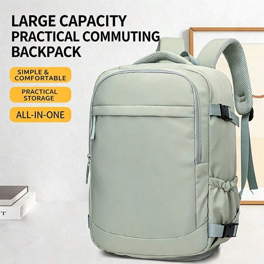 [Termasuk Kompartemen Sepatu] Ransel Perjalanan Luas, Ukuran 29*20*40cm, Sempurna Untuk Perjalanan Udara, Perjalanan Akhir Pekan & Sesi Olahraga di Gym - MultiWarna - View 1