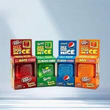 قطعة واحدة مكعب ضغط مرن متعدد النكهات مرخص، بتصميم Dr Pepper و Sprite و Pepsi، كتلة بناء حسية ناعمة ومرنة، لعبة تخفيف التوتر لامعة، مناسبة للعرض على المكتب وديكور رف مجموعة الهوايات - متعدد الألوان - مشاهدة 8