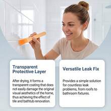1pc 300g/10.58oz Tile & Bathtub Refinishing Paint With Brush, Water-Based Bathtub Refinishing Coating, Waterproof & Scratch-Resistant Ceramic Repair Agent - Tile and Bathtub Refinish Paint - View 8