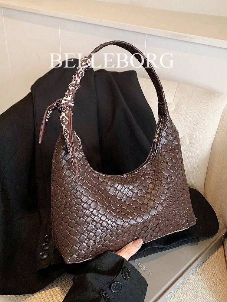 Nuevo Bolso de Hombro Versátil de Verano para Mujer, Ideal para Viajes Diarios y Uso Casual - Café 2 - Añade 2