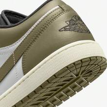 Nike Air Jordan 1 Low Men's Shoes 553558-092 - Dark Green - View 5