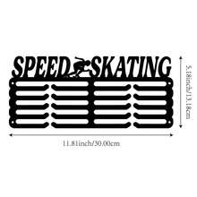 1PC Speed Skating Gold Silver Bronze Medal Display Rack, Metal Wall Decor Storage Rack, Suitable For Sports Awards, Weatherproof Display Collection - Perfect For Sports Enthusiasts And Athletes - Indoor And Outdoor Display, Ideal Gift For Sports Fans And Champions - Black - View 9