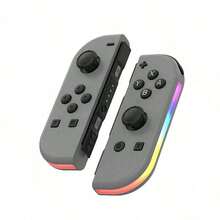 Switch Joycon 左右無線配對遊戲手柄，RGB燈光、喚醒震動、炫彩燈光、體感感應、藍牙手柄、3D搖桿控制不飄移 - 查看 14