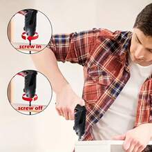 47-Piece Cordless Screwdriver Set, mini and portable, adjustable size with powerful torque. Comes with multiple matching bits, suitable for DIY enthusiasts and professional maintenance workers. - Schwarz - Übersicht 3