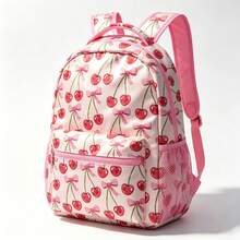 Student Backpack - Bowknot Print Design Backpack, Suitable For Teenagers And Middle School Students, Best Gift For Back To School Season - Multicolor - View 10