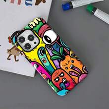 Fundaparateléfonoconcoloridospersonajesdedibujosanimados,compatibleconfundasparateléfonosSamsung:iPhone17,iPhone16ProMax,iPhone15ProMax,iPhone13yiPhone12.FabricadaenTPUparabrindarproteccióncontragolpesycaídas.Unregalodivertidoysorprendenteparafamiliares,amigos,seresqueridosonovios/novias. - Blanco - Ver 3