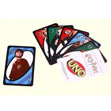 限量版 Mattel UNO 卡牌遊戲,魔法巫師主題配對遊戲,包含特殊霍格華茲規則卡,便攜互動遊戲,適合旅行與家庭聚會,給波特迷與兒童的完美生日與聖誕禮物 - Card - 查看 6