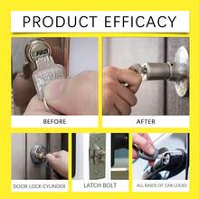 Dry Graphite Lock Lubricant Powder Anti-Clog Anti-Rust Lubricator Fix Stiff Jammed Locks, Easy Inject Nozzle Design For Door Lock Bike Lock Cabinet Lock Maintenance Bulk Pack Set - Multiple Styles - View 8
