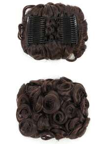 S-Noilite Synthetic Large Hair Claw Clip Curler, Women's Updo Hair Accessories, Hair Toppers, Top Hairpiece - Multicolor - View 34
