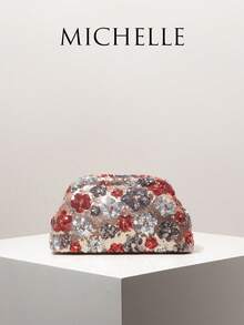 Bolso de mano brillante para mujer, bolso de lentejuelas, bolso de, vestidos de para mujer, accesorios de, bolso elegante para mujer, artículos de boda - Multicolor 9 - Ver 2