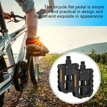 2pcs/1 Pair Universal Mountain Bike Road Bike Folding Pedals With Reflective Riding Accessories - Apricot - View 9