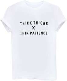 YITAN - Cute T-Shirt For Teenage And Young Girls With Fun Graphics - White - View 1