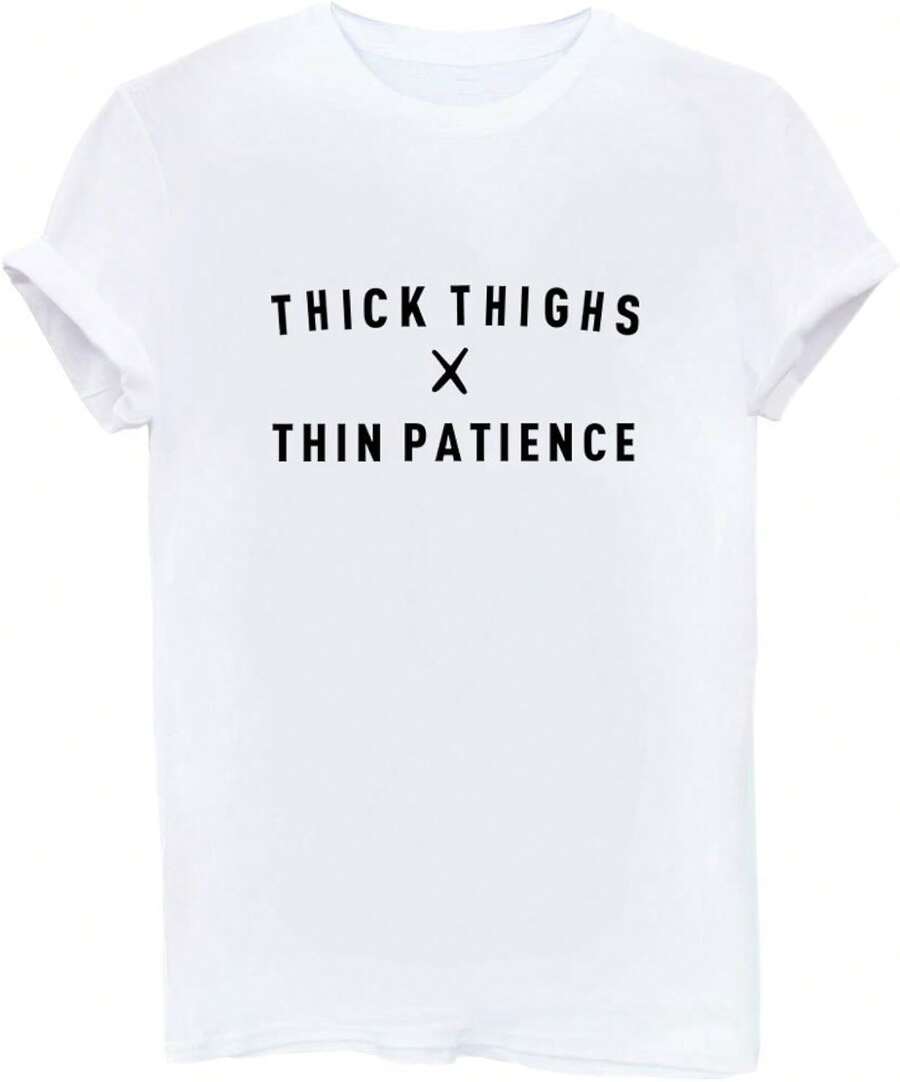 YITAN - Cute T-Shirt For Teenage And Young Girls With Fun Graphics - White - View 1