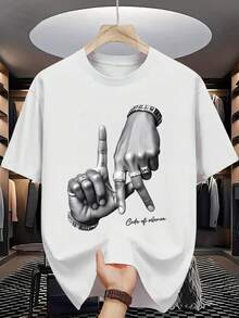 Men T-Shirts - 白色 - 查看 1