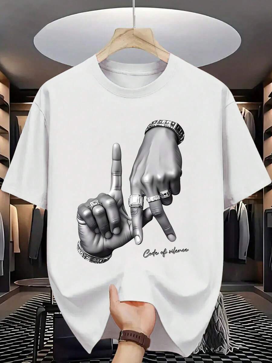 Men T-Shirts - 白色 - 查看 1