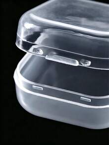 1/6pcs Mini Transparent Storage Box With Lid, Portable Jewelry Organizer Box, Suitable For Earrings, Rings, Necklaces And Small Items, Multi-Purpose Plastic Box, Suitable For Beads, Nail Art Supplies, Cosmetics, Hair Accessories, Craft Parts And Materials, Home Bedroom Accessory Box, Handicraft And Sewing Supplies Storage, Easy To Carry For Travel, Multi-Functional Durable Reusable Storage Container, Essential For Craft Enthusiasts, Great Holiday Gift - Multicolor - View 9