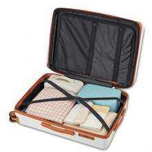 3 Pieces Set, ABS Luggage, Silent Universal Wheels, Thickened Waterproof And Wear-Resistant, Suitable For Short-Term Business Trips, Long-Distance Travel, Student Dorm Life And Other Travel Scenarios. - Multicolor - View 4