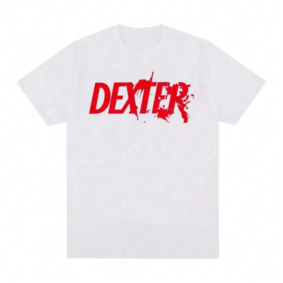 Camisetas con Estampado del de de TV, Ropa Casual para Hombre y Mujer, Camiseta de Manga Corta de Talla, Camiseta de Algodón de Alta Calidad,playeras de mujer, - Blanco - Ver 1