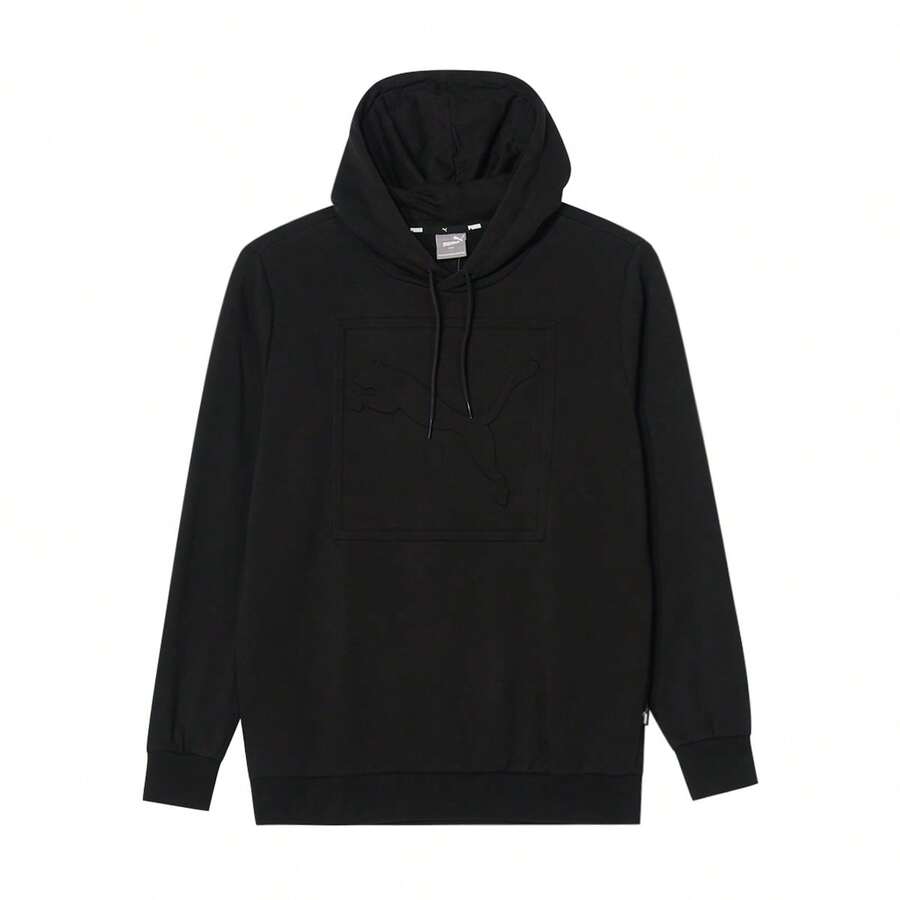 Puma Sweatshirt Rajut Lengan Panjang Berkerudung Minimalis Serbaguna untuk Pria, Cocok untuk Musim Semi/Gugur, Model Olahraga 67384801 - Hitam - View 1
