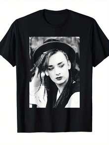 Men T-Shirts - 黑色 - 查看 1