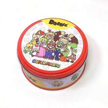 DOBBLE 1 Tabo 特別版快速觀察卡牌遊戲，適合家庭聚會的趣味配對遊戲，生日或聖誕禮物佳選 - 彩色 - 查看 6