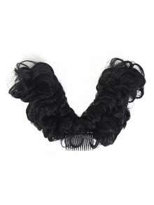 One-Piece Bun Wig, With Comb And Clip, Bun Hair Extension, Suitable For Women's Fashion Hair Clips And Vacation Looks. - Multicolor - View 12