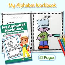 Letter Handwriting And Voice Activity Book - Step-By-Step Tracing, Copying And Writing Letters, Illustrated Sound To Word Exercises, Clear Pages Suitable For Daily Learning, Improve Vocabulary And Concentration - 字母練習冊 - 查看 19