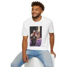 Camiseta con un divertido retrato de Drake |   Camiseta para fanáticos de los raperos - Blanco - Ver 3