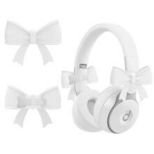 2pcs Pink Bow Decor Hanging Ornaments, Cute Printed Bow Fashion Headphone Charms, Gift For Gamer Girls - Multicolor - View 12