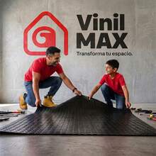 VINILMAX Piso Antiderrapante Resistente de 200 cm de Ancho x 100 cm de Largo (2x1 m) | Superficie Antideslizante con Textura Rugosa | Soporte Non Woven | Ideal para Escaleras, Pasillos, Almacenes, Gimnasios, Tapetes de Auto, Cajuelas y Más | Fácil de Cortar e Instalar - Negro - Ver 12