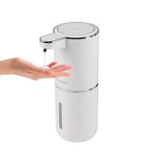 DONASIRA 1pc 380ML Capacity Light Display 4-Level Adjustable Foam/Liquid Control Type-C Rechargeable Electric Automatic Sensor Soap Dispenser Hand Soap Bottle Dish Soap Machine Shampoo Container, Suitable For Kitchen Bathroom - Multiple Colors - View 13