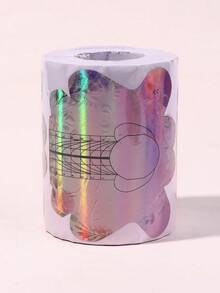 5pcs Pink Laser Light Therapy Nail Extension Paper Tray - Multicolor - View 2