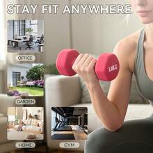 Premium Hex Dumbbell Set With Organizer Rack - 1kg, 2kg, 3kg Pair Set - Soft Touch Non-Slip Grip For Strength Training & Toning - Space Saving Design - 1kg, 2kg, 3kg - View 7