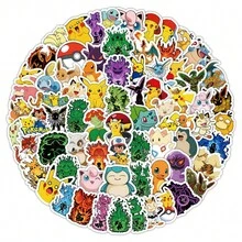 bandai 100pcs Dark Stickers, Decorative Stickers For Scrapbooking, Skateboard, DIY Decoration, Back To School, First Day Of School - Multicolor - View 3