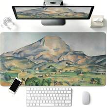 Painting Style Home Office Desk Mat, Extended Mouse Pad, XXL Mouse Pad, Office Desk Accessory, Hot-Selling Mouse Pad, Desktop Mouse Pad - Mouse Pad - View 2