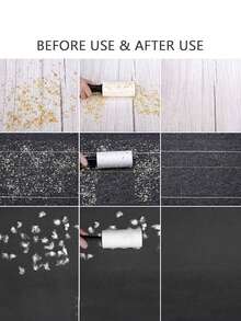 1/3/5/7pcs Pet Hair Remover, Roller-Style Lint Roller, Hair Cleaner, Durable Handle, Suitable For Cleaning Clothes, Carpets, Sofa Surfaces, College Dorm Essentials, Bathroom Accessories, Back To School Home Laundry Accessories, Halloween, Christmas Birthday Gifts For Friends And Family - Multiple Styles - View 8