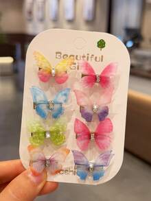 Juego de 10-705 piezas de accesorios para el cabello de niñas con colores de caramelo, elegantes diademas con pedrería y perlas, pinzas para el cabello con lazos para niñas, pinzas de cocodrilo con flores de cola de golondrina de tela, pinzas de garra para el cabello, pinzas de mariposa de malla, pinzas laterales, garras para el cabello, bandas elásticas de colores, lazos para el cabello, accesorios para el cabello suaves y no dañinos, accesorios para fotos de niñas, accesorios para combinar peinados diarios, cosas que las niñas aman - Multicolor - Ver 8