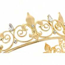 1/2 Pcs Birthday King Zinc Alloy Crown And Sash Set, Royal Gold King Crown For Men Party Decoration Prom Birthday Gifts For Men King Pageant Crown - View 8